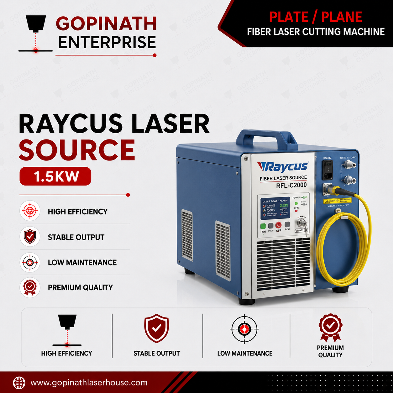 Raycus Laser Source | 1.5KW