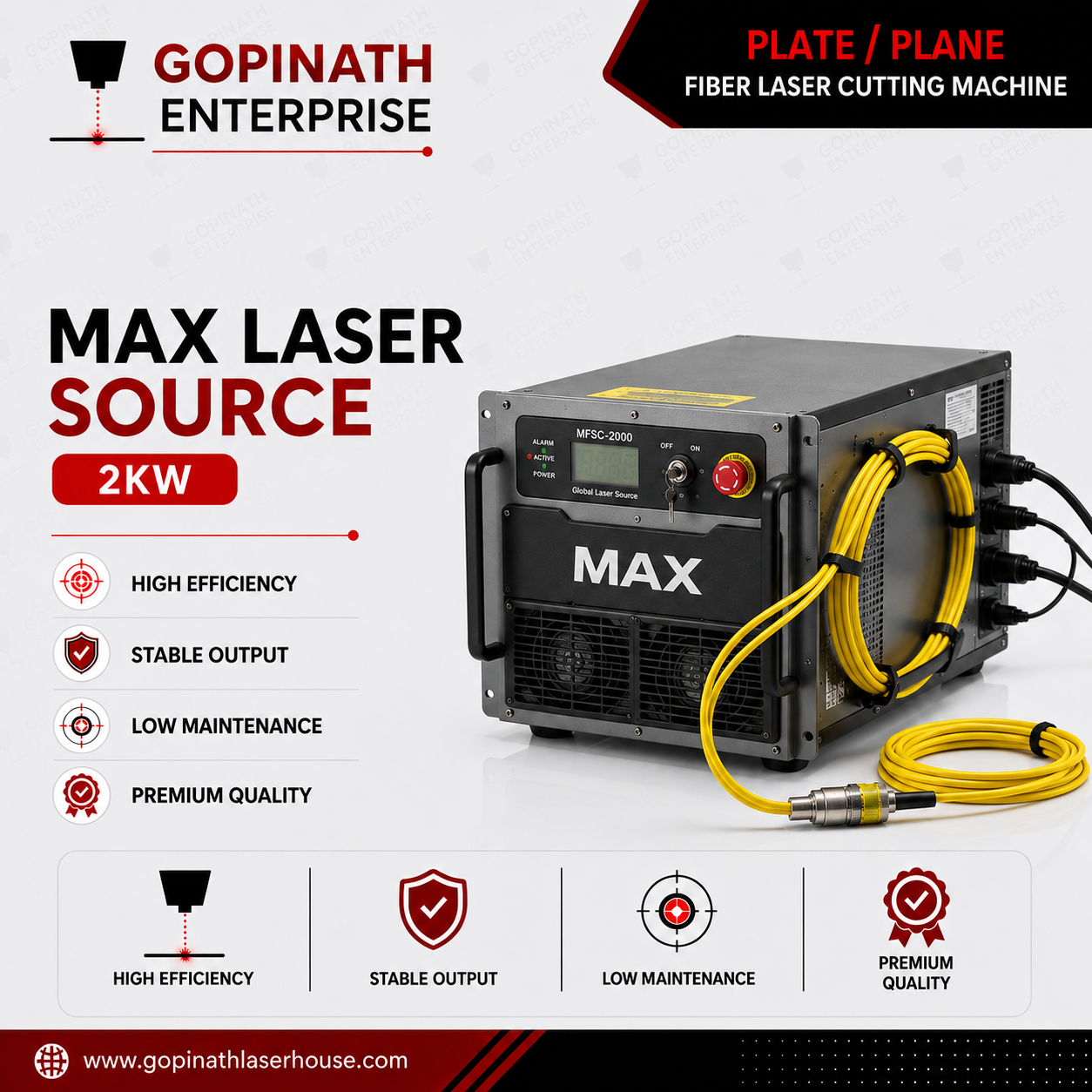 MAX Laser Source | 2kw