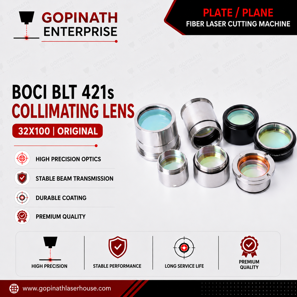 BOCI BLT 421s Collimating Lens 32X100 With Assembly (Original)