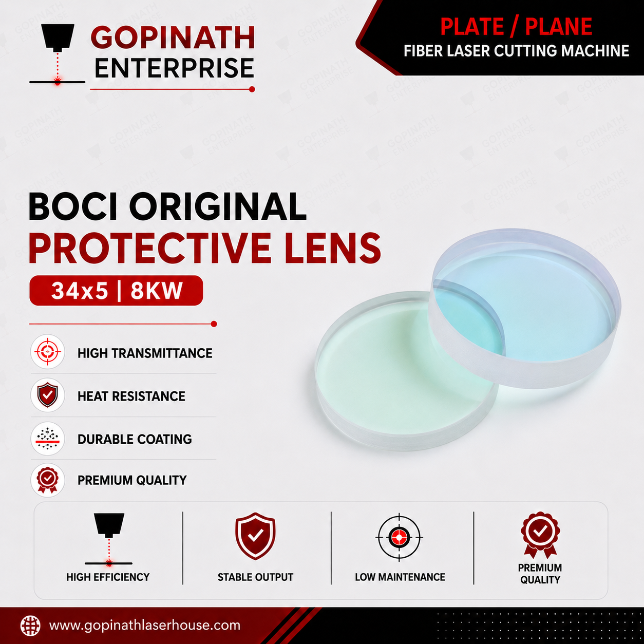 BOCI Original Protective Lens 34x5 (8kw)