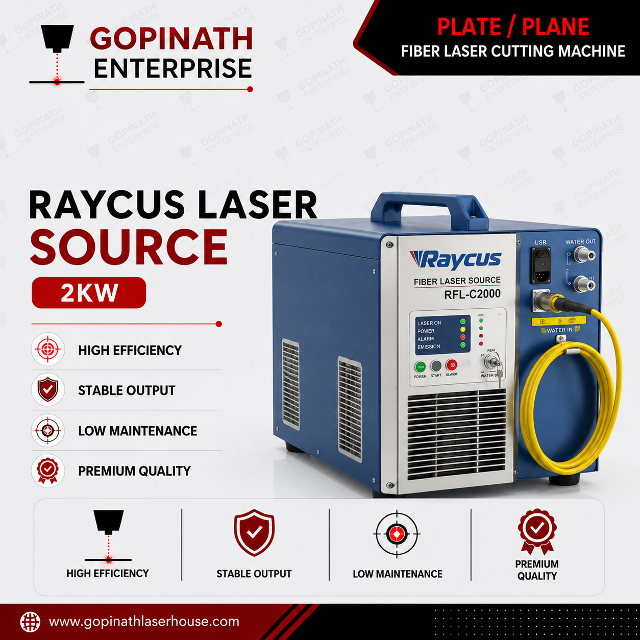 Raycus Laser Source | 2kw