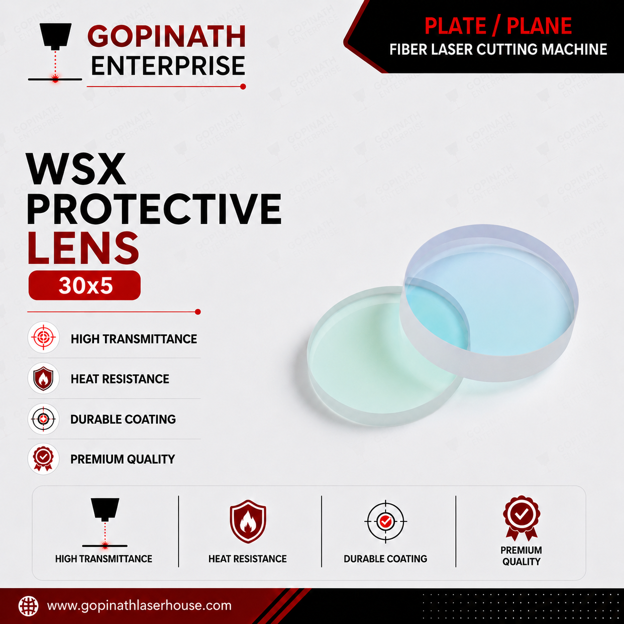 WSX Original Protective Lens 30x5