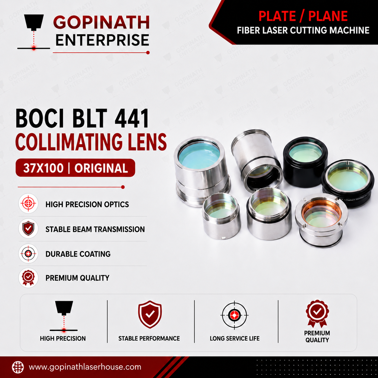 BOCI BLT 441 Collimating Lens 37X100 With Assembly (Original)