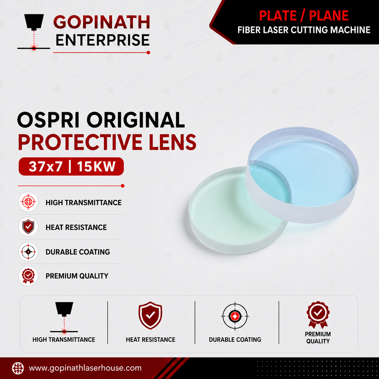 OSPRI Original Protective Lens 37x7 (15kw)