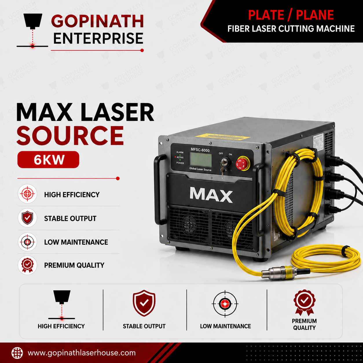 MAX Laser Source | 6kw